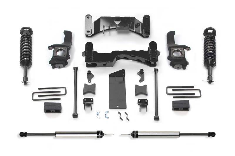 Fabtech 07-15 Toyota Tundra 2/4wd 6in Perf Sys w/Dlss 2.5 C/Os & Rr Dlss - Mammoth Racing -