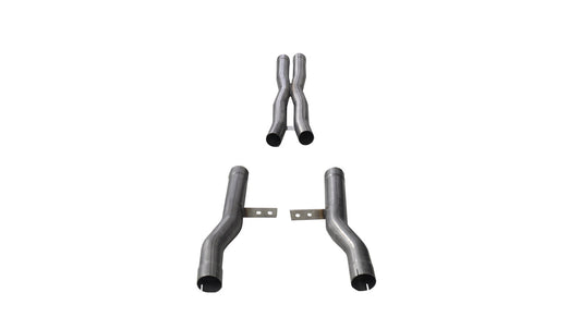 21023 Corsa 2.75 Inch Resonator Delete 15-18 Charger 6.4L 2.75 Inch 3.5 Inch Kit Corsa Performance - Mammoth Racing -COR21023