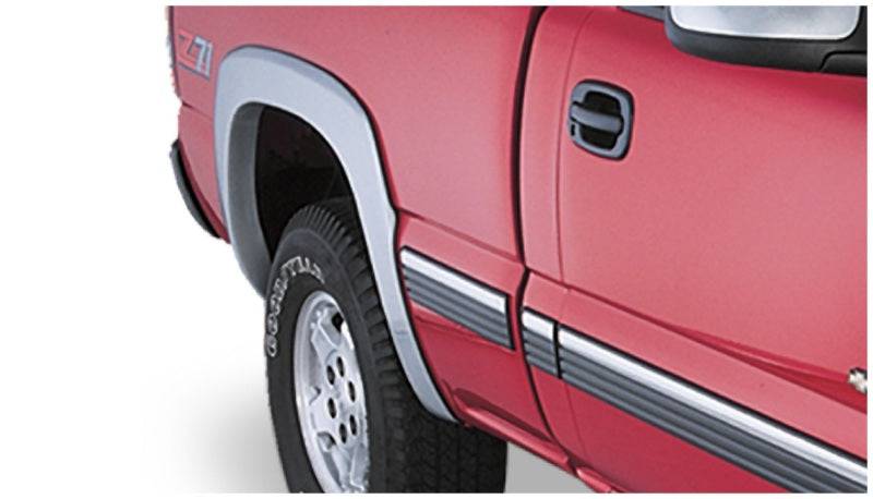 Bushwacker 99-06 Chevy Silverado 1500 Fleetside OE Style Flares 2pc 78.0/96.0in Bed - Black - Mammoth Racing -
