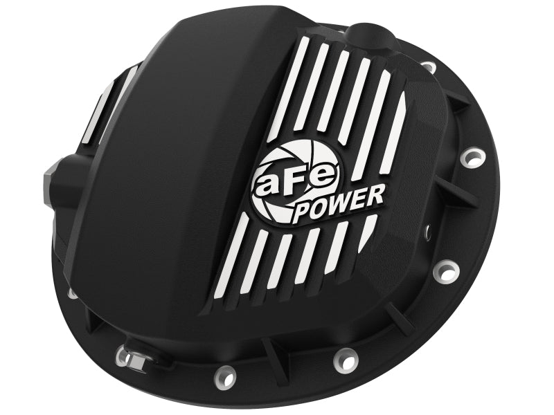 aFe Pro Series GMCH 9.5 Rear Diff Cover Black w/ Machined Fins 19-20 GM Silverado/Sierra 1500 - Mammoth Racing -
