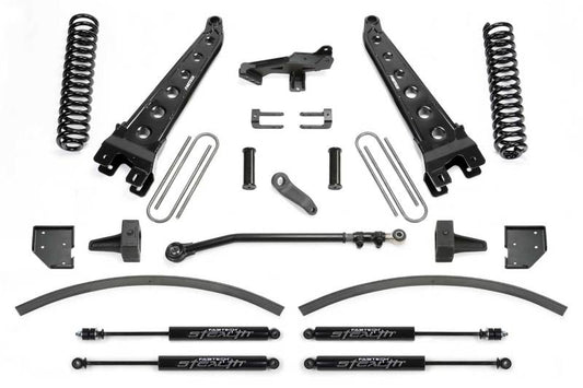 Fabtech 17-21 Ford F250/ F350 4WD Diesel 8in Rad Arm Sys w/Coils & Stealth Shks - My Store