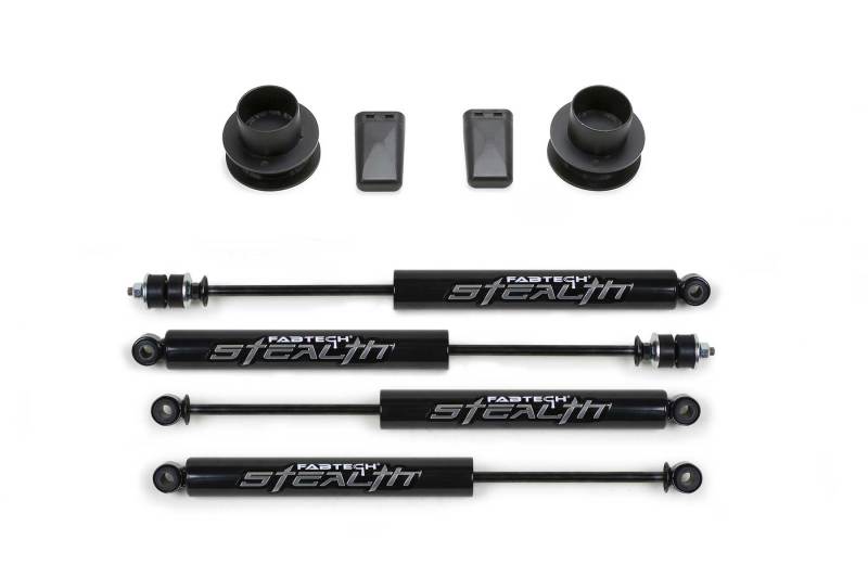 Fabtech 13-18 Ram 3500 4WD w/Factory Radius Arms 2.5in Coil Spcr Kit w/Stealth - Mammoth Racing -