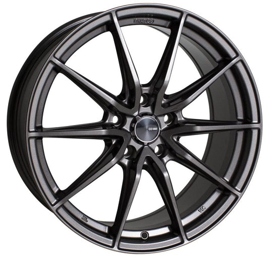 Enkei DRACO 18x8.0 5x114.3 45mm Offset 72.6mm Bore Anthracite Wheel - Mammoth Racing -