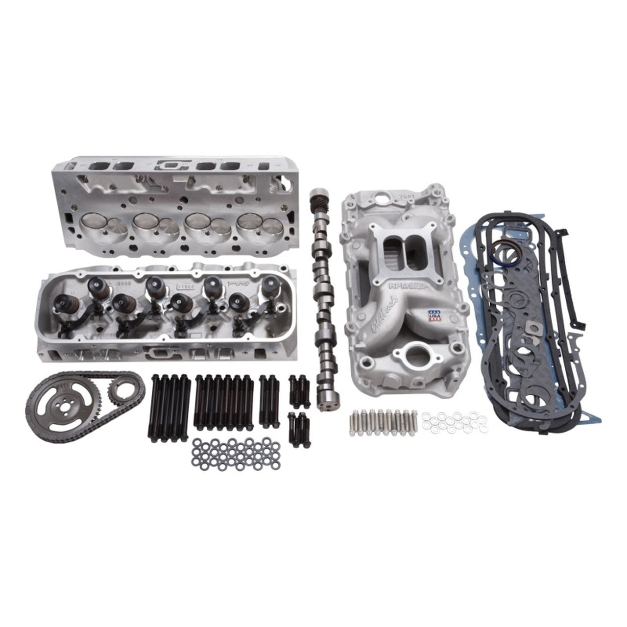 Edelbrock Power Package Top End Kit RPM Series Ford 1961-1976 390-454 CI Big Block V8 418Hp+ - My Store