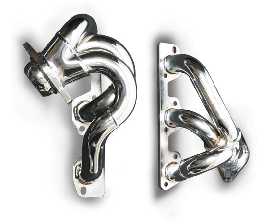 Gibson 07-11 Jeep Wrangler JK Rubicon 3.8l 1-1/2in 16 Gauge Performance Header - Stainless - Mammoth Racing -