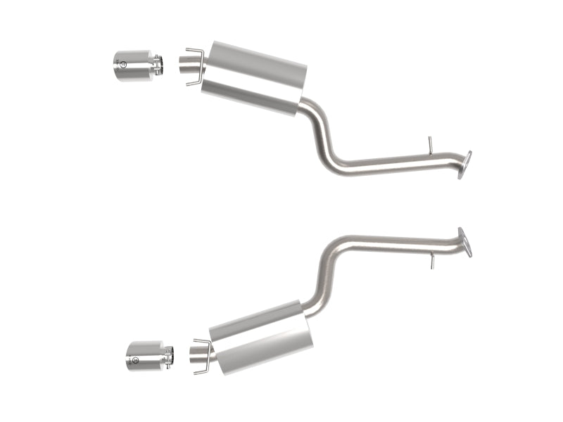 aFe Lexus IS350 14-22 V6-3.5L Takeda Axle-Back Exhaust System- Polished Tip - Mammoth Racing -