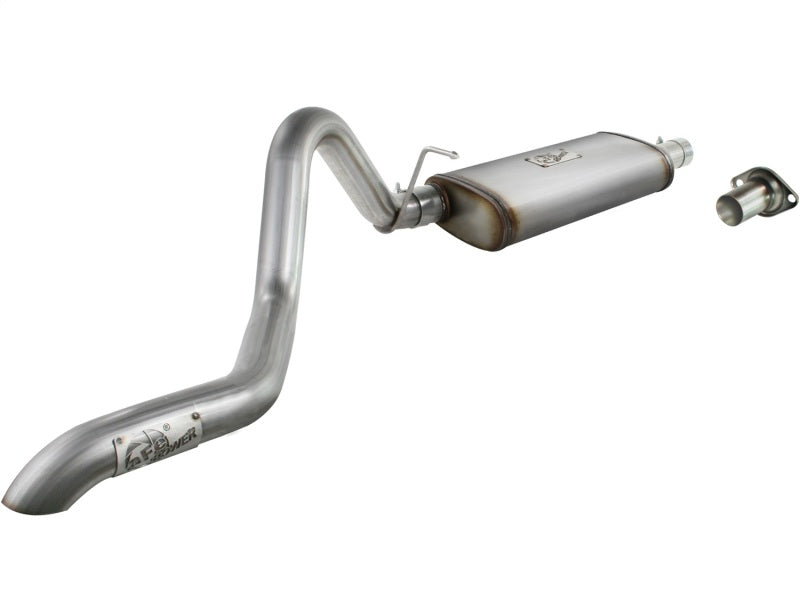 aFe MACHForce XP Exhausts Cat-Back SS-409 EXH CB Jeep Cherokee XJ 91-01 I6-4.0L HT - 2.5 In. - Mammoth Racing -