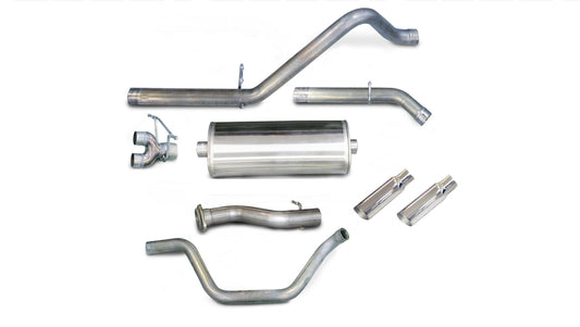 Corsa 24199 Dual Rear Exit Exhaust 07-08 Silverado/Sierra 1500 Crew Cab/Short Bed/Extended Cab/Standard Bed - Mammoth Racing -COR24199