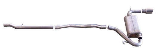 Gibson 11-13 Jeep Patriot Latitude 2.4l 2.25in Cat-Back Single Exhaust - Aluminized - Mammoth Racing -