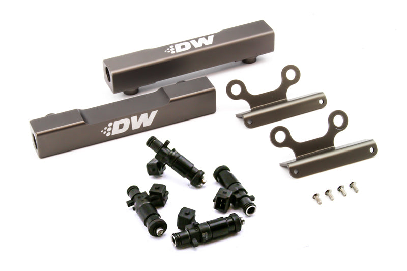 DeatschWerks 02+ Subaru WRX / 07+ STI/LGT Top Feed Fuel Rail Upgrade Kit w/ 1200cc Injectors - Mammoth Racing -
