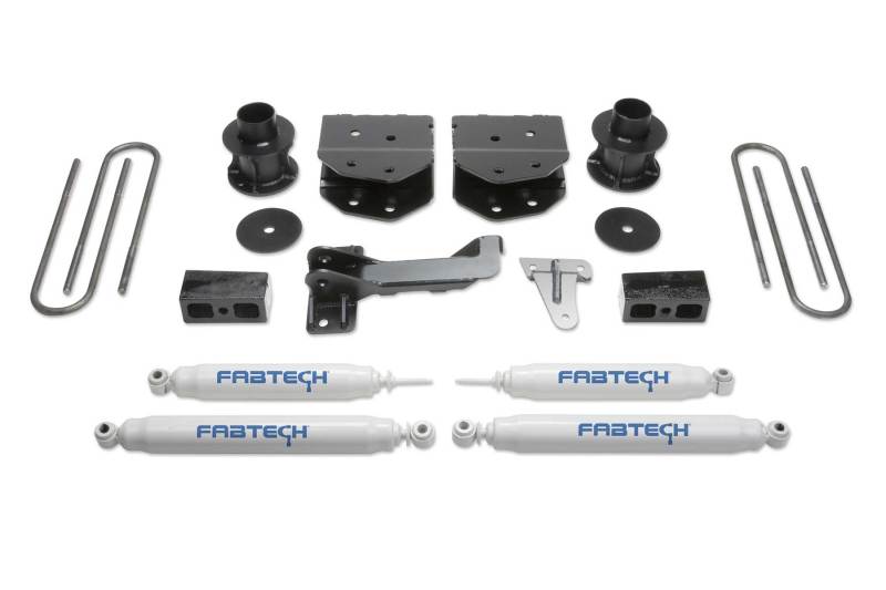 Fabtech 05-07 Ford F250/350 4WD 4in Budget Sys w/Perf Shocks - Mammoth Racing -