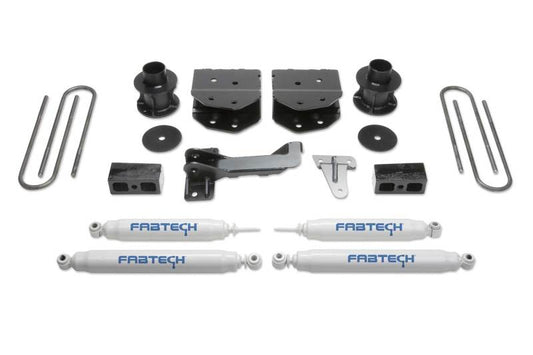 Fabtech 05-07 Ford F250/350 4WD 4in Budget Sys w/Perf Shocks - Mammoth Racing -