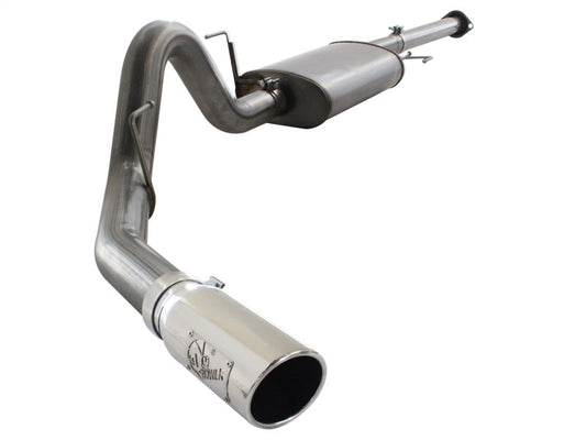 aFe MACHForce XP SS Exhaust 3in Cat-Back w/4.5in Polished Tip 11-14 Ford F150 Ecoboost V6 3.5Ltt - Mammoth Racing -