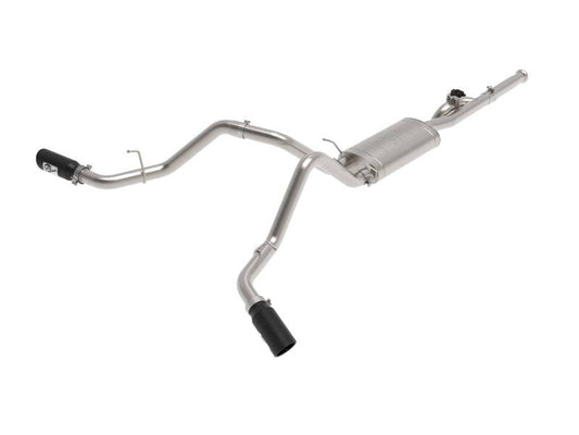 aFe Gemini XV 3in 304 SS Cat-Back Exhaust 09-18 GM Trucks V6-4.3/V8-4.8/5.3L w/ Black Tips - My Store