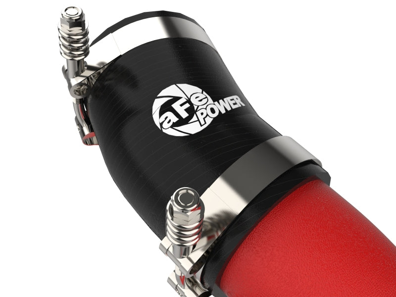 AFE 18-21 Kia Stinger V6-3.3L BladeRunner Alum Hot/Cold Charge Pipe Kit Red - Mammoth Racing -