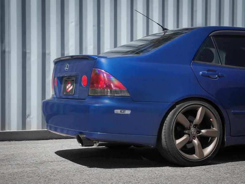 aFe Lexus IS300 01-05 L6-3.0L Takeda Cat-Back Exhaust System- Black Tip - Mammoth Racing -