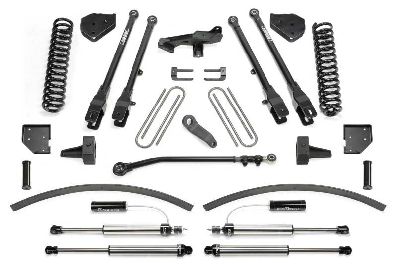 Fabtech 17-21 Ford F250/f350 4WD Diesel 8in 4Link Sys w/Coils & Dl Resi Shks - My Store