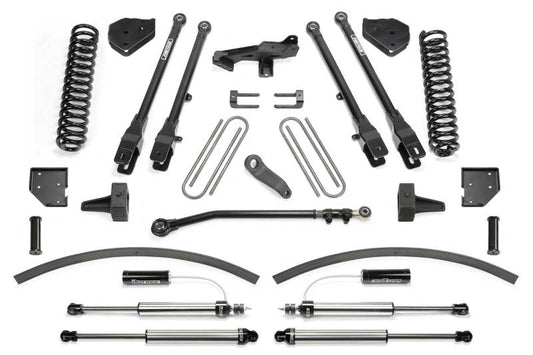Fabtech 17-21 Ford F250/f350 4WD Diesel 8in 4Link Sys w/Coils & Dl Resi Shks - My Store