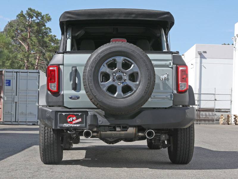 aFe 2021+ Ford Bronco L4-2.3L (t) / V6-2.7L (tt) Vulcan 3in. to 2.5in. SS Cat-Back - Polished - My Store