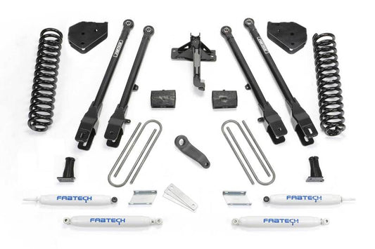 Fabtech 17-21 Ford F250/f350 4WD Diesel 6in 4Link Sys w/Coils & Perf Shks - My Store