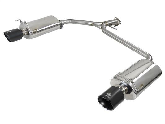 aFe Takeda 2.25-1.75in 304 SS Axle-Back Exhaust w/ Black Tips 13-17 Honda Accord Sport Sedan I4-2.4L - Mammoth Racing -