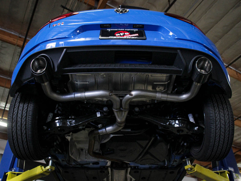 aFe 18-20 VW GTI (MK7.5) 2.0L MACH Force-Xp 3in to 2.5in 304 SS Axle-Back Exhaust System- Carb. Tips - Mammoth Racing -