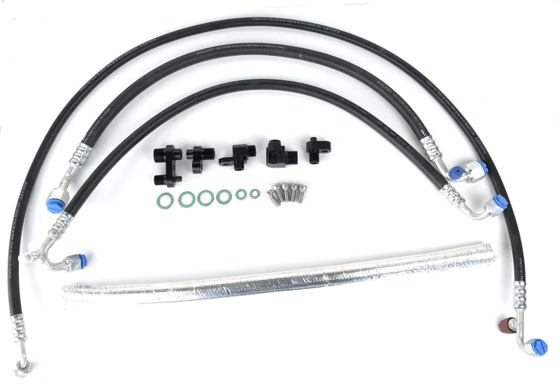 Fleece Performance 13-16 Dodge 6.7L Cummins 2nd Gen Swap Kit A/C Line Reroute Kit - Mammoth Racing -