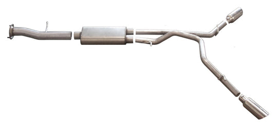 Gibson 2007 Hummer H2 Base 6.0l 2.25in Cat-Back Dual Extreme Exhaust - Stainless - Mammoth Racing -