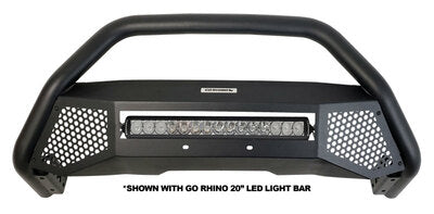 Go Rhino 19-20 Chevrolet Silverado1500 RC4 LR Complete Kit - w/20in Light bar - Tex Blk - Mammoth Racing -