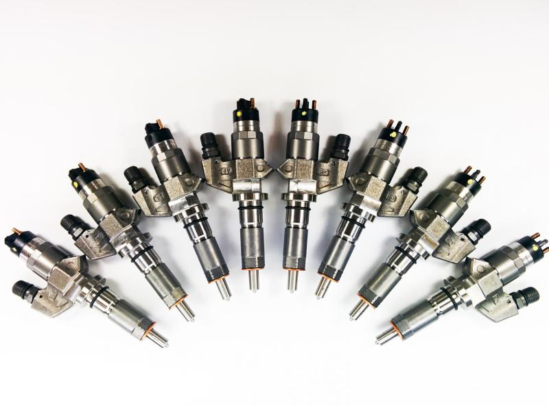 DDP Duramax 01-04 LB7 Reman Injector Set - 50 (25% Over) - Mammoth Racing -