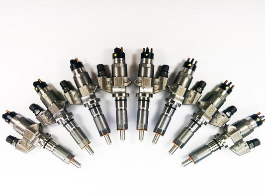 DDP Duramax 01-04 LB7 Reman Injector Set - 75 (45% Over) - Mammoth Racing -
