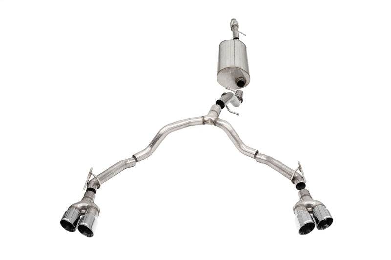 Corsa 21-22 GM Tahoe/Yukon 5.3L 3in. Catback Exhaust - Twin 4in. Exhaust - Mammoth Racing -