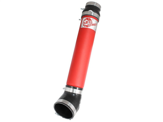 aFe Bladerunner Intercooler Tube Cold Side 3.5in 94-02 Dodge Trucks 5.9L - Red - Mammoth Racing -