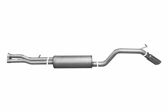 Gibson 03-06 Hummer H2 Base 6.0l 3in Cat-Back Single Exhaust - Aluminized - Mammoth Racing -