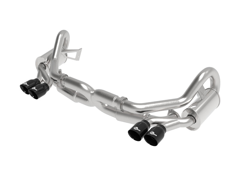 aFe MACH Force-Xp 12-16 Porsche 911 3in to 2.5in 304 SS Cat-Back Exhaust (Excludes Turbo Models) - Mammoth Racing -