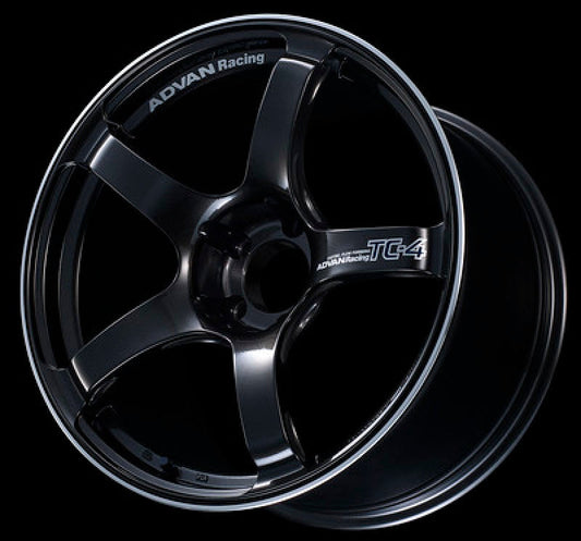Advan TC4 16x5.5 +38 4-100 Black Gunmetallic & Ring Wheel - My Store
