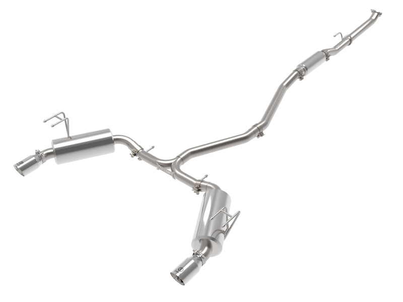 aFe POWER Takeda 2022 Honda Civic Stainless Steel Cat-Back Exhaust System w/ Polished Tip - Mammoth Racing -
