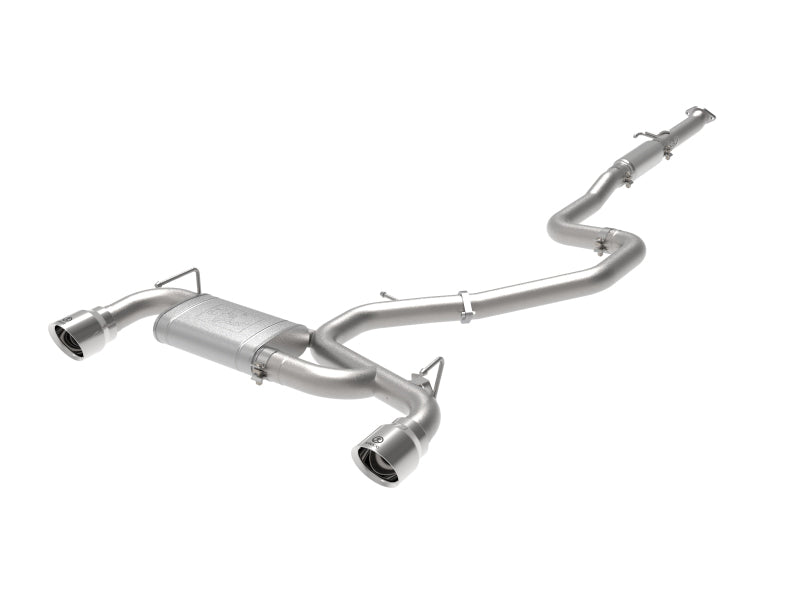aFe Power Cat Back Exhaust - 19-20 Hyundai Veloster N L4-2.0L (t) w/ Polished Tips - Mammoth Racing -