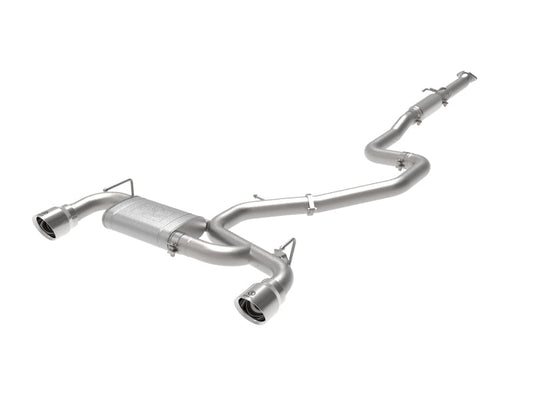 aFe Power Cat Back Exhaust - 19-20 Hyundai Veloster N L4-2.0L (t) w/ Polished Tips - Mammoth Racing -