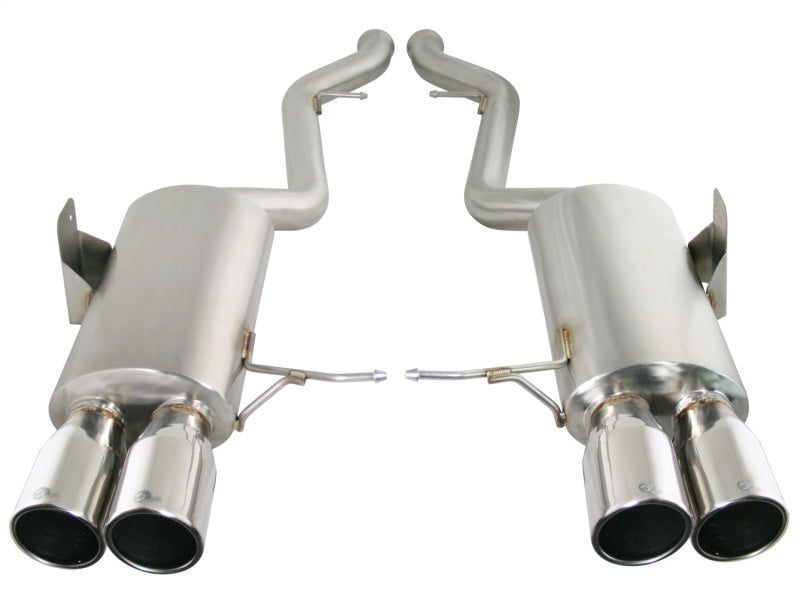 aFe MACHForce XP Exhaust Cat-Back SS-304 08-13 BMW M3 (E90) V8-4.0L - Mammoth Racing -