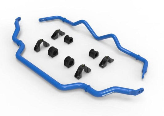 aFe 16-21 Infiniti Q50/Q60 3.0L (tt) Front and Rear Sway Bar Set Blue - My Store