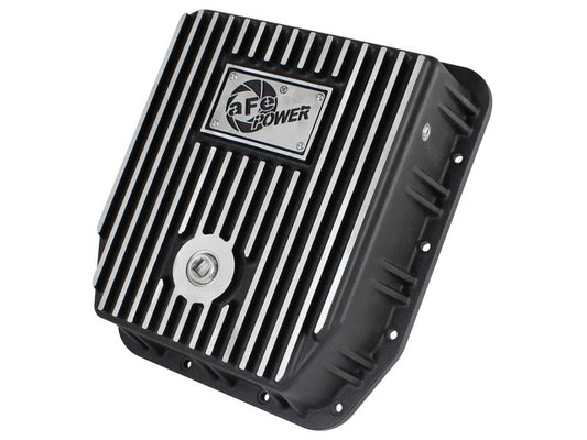 afe Transmission Pan (Black); Ford Trucks 94-08 AODE - Mammoth Racing -