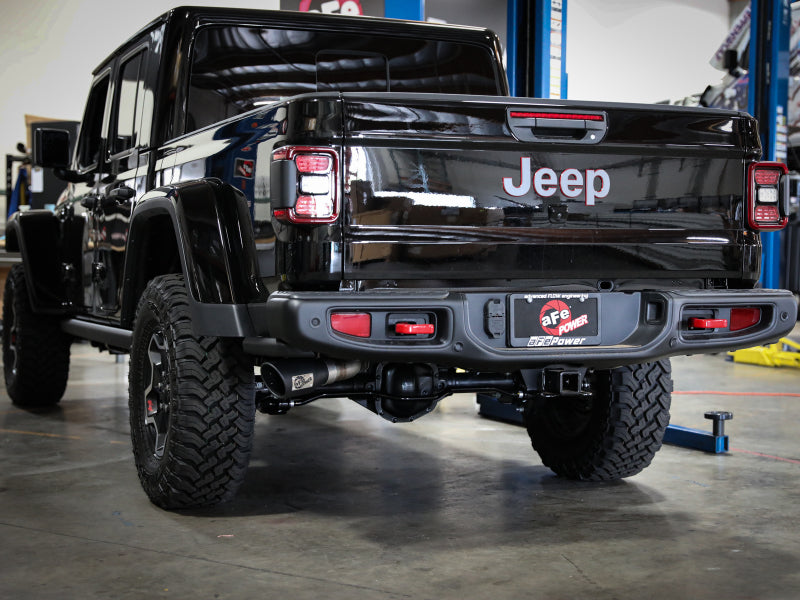 aFe Apollo GT Series 409 Stainless Steel Cat-Back Exhaust 2020 Jeep Gladiator 3.6L - Mammoth Racing -