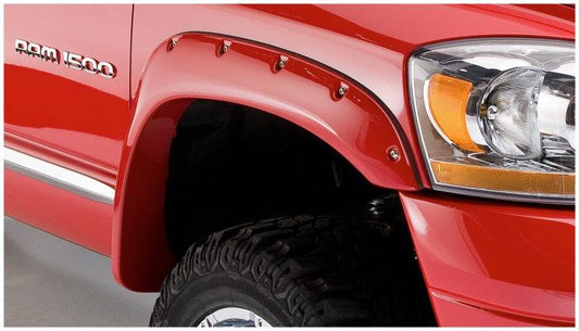 Bushwacker 02-08 Dodge Ram 1500 Pocket Style Flares 2pc - Black - Mammoth Racing -