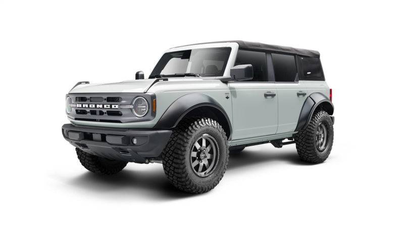 Bushwacker 2021+ Ford Bronco 4-Door Extend-A-Flares 4pc - Black - Mammoth Racing -