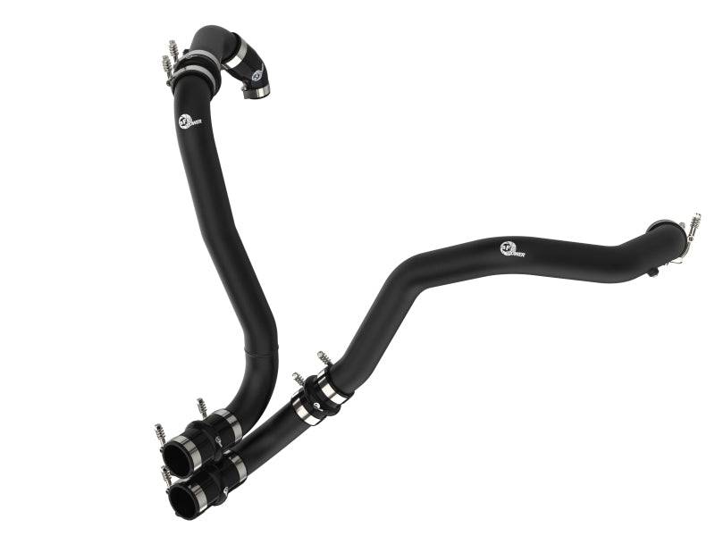 aFe 21-22 Ford F-150/Raptor V6-3.5L (tt) BladeRunner 2.5in Aluminum Hot Charge Pipe Black - My Store