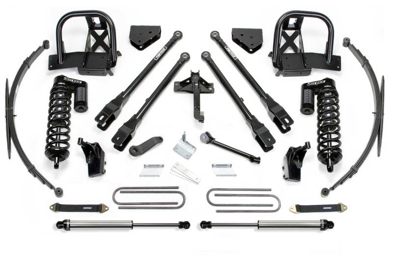 Fabtech 11-16 Ford F250/350 4WD 8in 4Link Sys w/Dlss 4.0 C/o& Rr Lf Sprngs & Rr Dlss - Mammoth Racing -