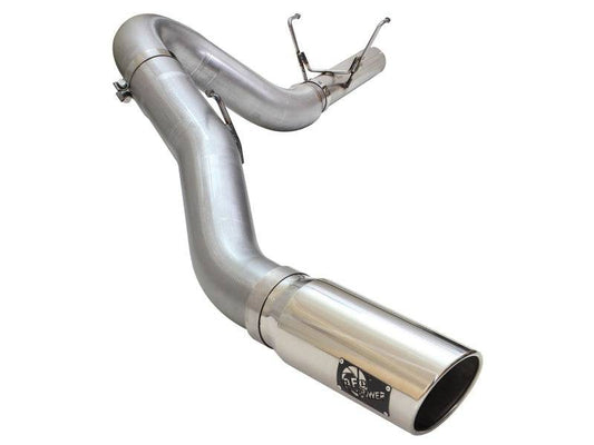 aFe MACHForce XP Exhaust Large Bore 5in DPF-Back Alu. 13-15 Dodge Trucks L6-6.7L (td) *Polish Tip - My Store