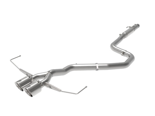 aFe Takeda Exhaust Cat-Back 19-20 Hyundai Veloster 304SS Polished Dual Tips Exhaust - Mammoth Racing -