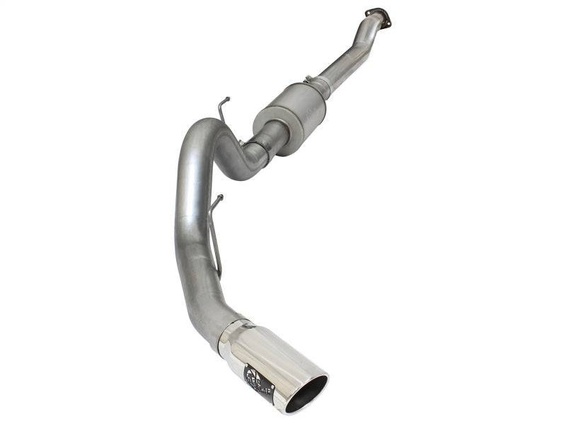 aFe Atlas Exhausts 4in Cat-Back Aluminized Steel Exhaust 2015 Ford F-150 V6 3.5L (tt) Polished Tip - My Store